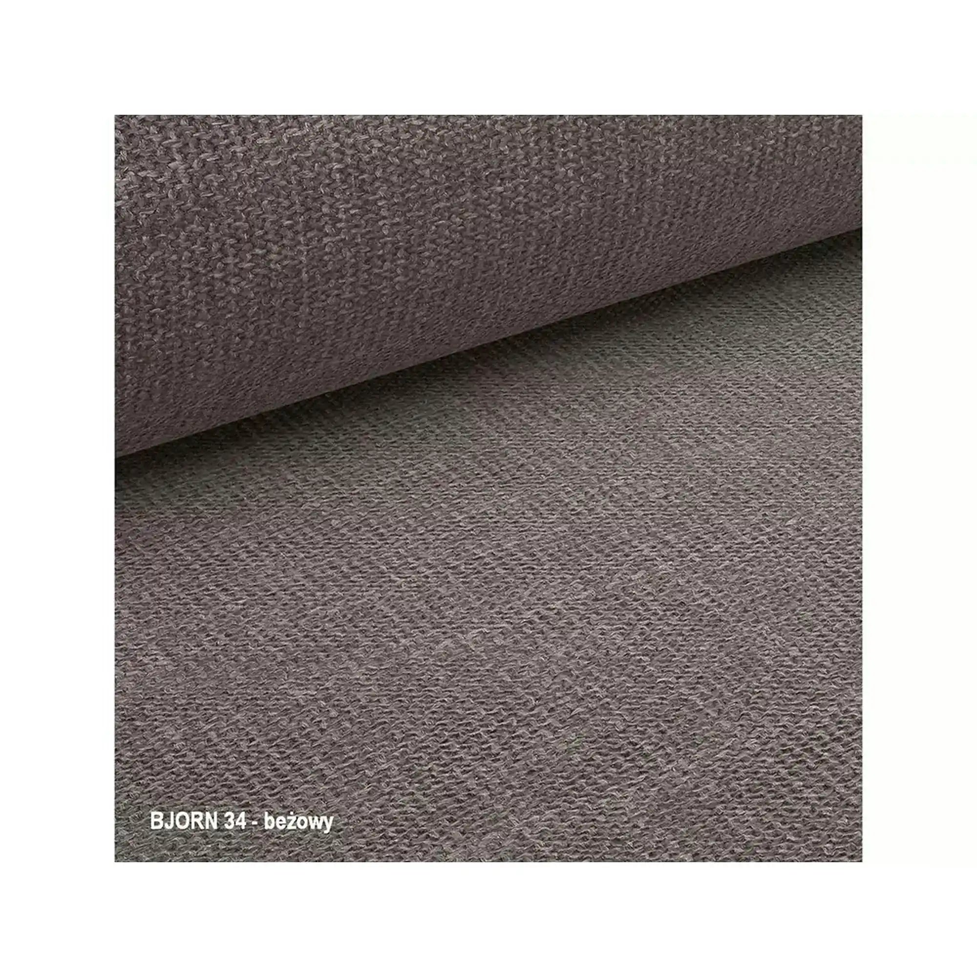 Scaun de sufragerie tapitat ELLIS, bej/negru, stofa/metal, 46x42x88 cm