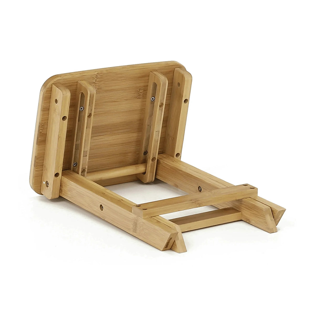 Scaun DENICE, stejar, bambus lacuit, 33x25x33 cm