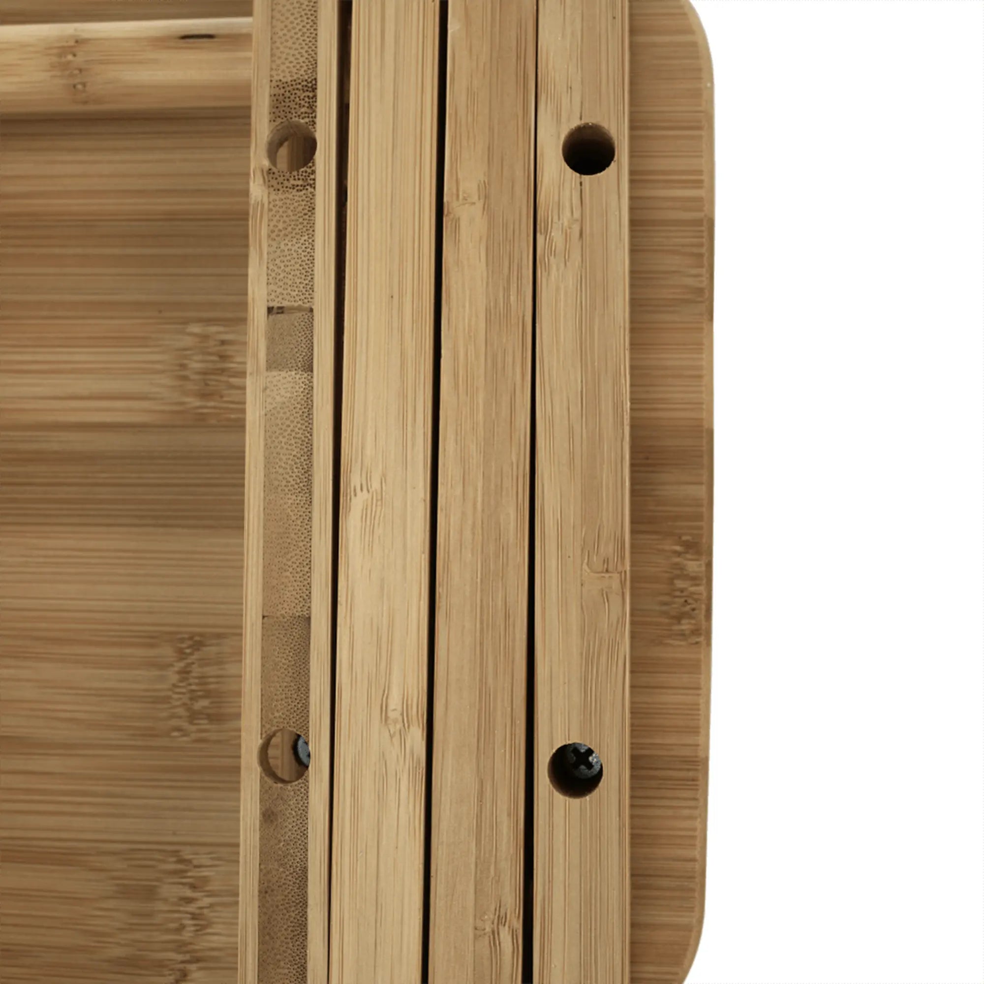 Scaun DENICE, stejar, bambus lacuit, 33x25x33 cm