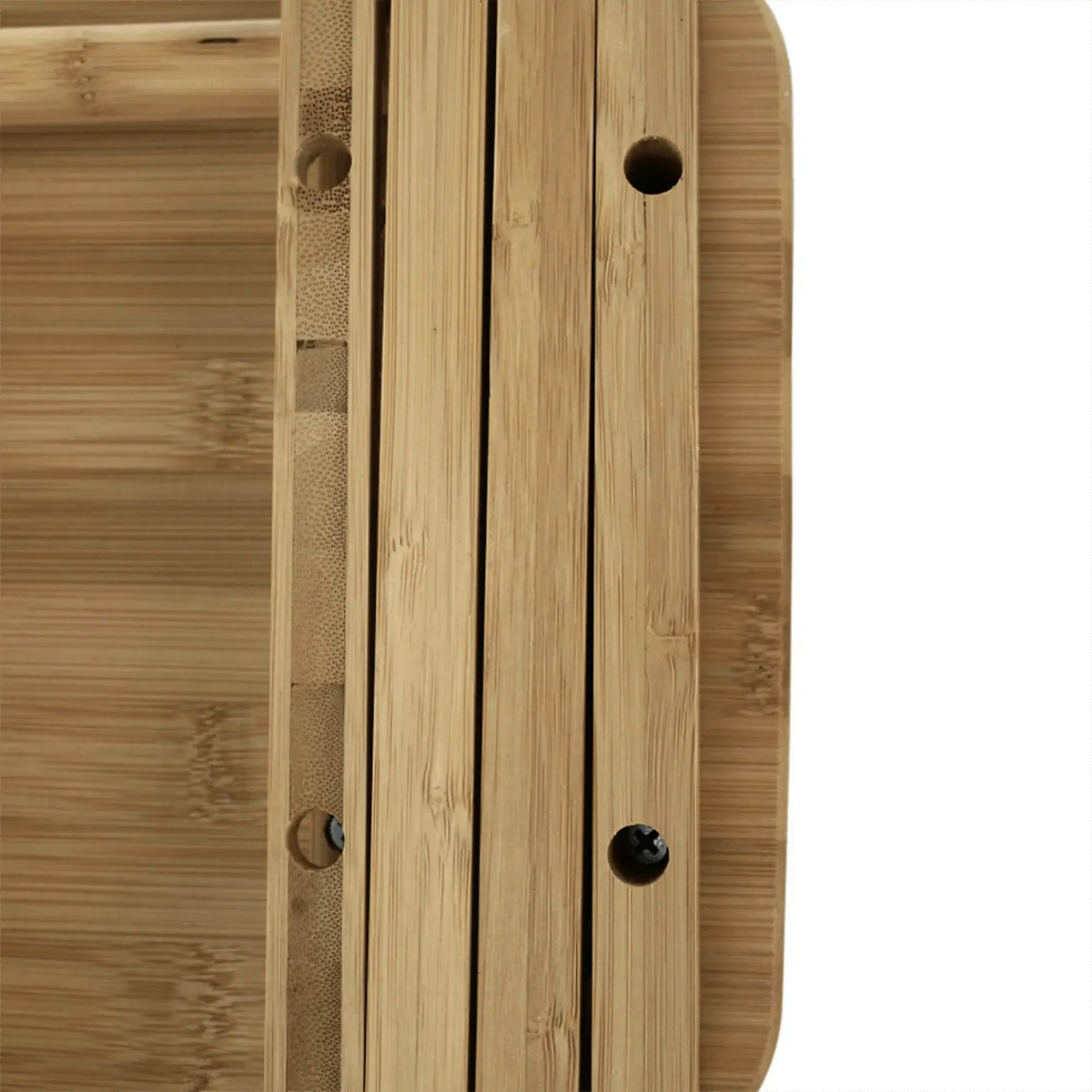 Scaun DENICE, stejar, bambus lacuit, 33x25x33 cm