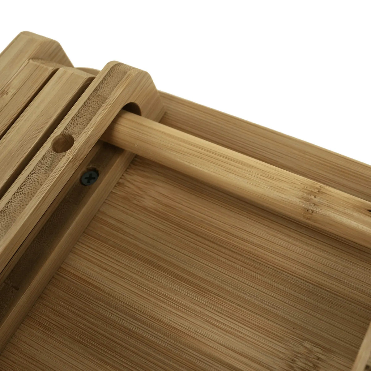 Scaun DENICE, stejar, bambus lacuit, 33x25x33 cm