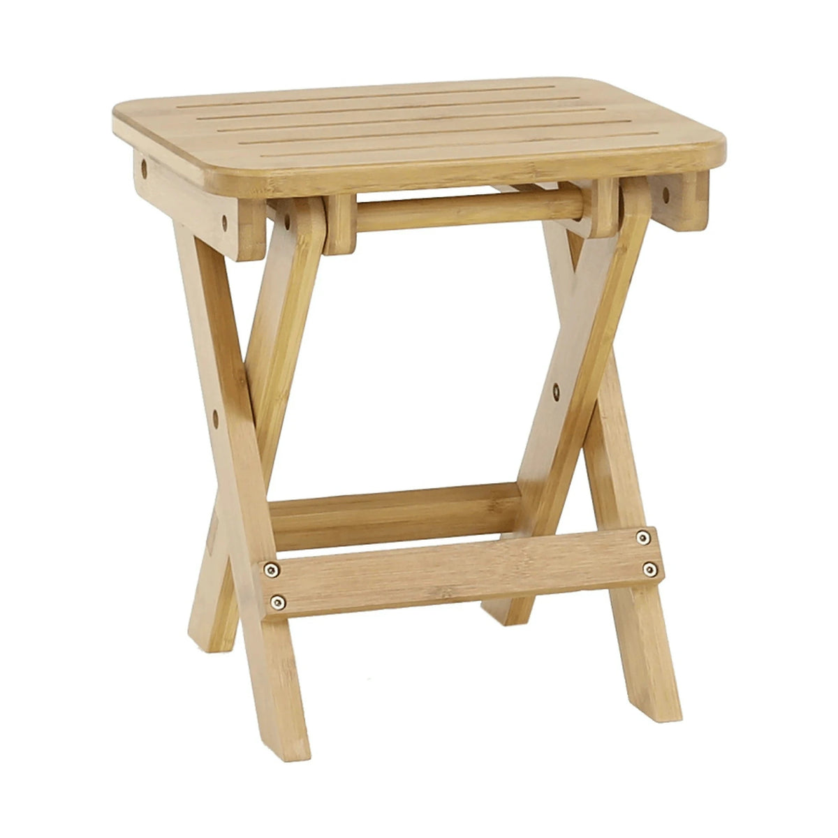 Scaun DENICE, stejar, bambus lacuit, 33x25x33 cm