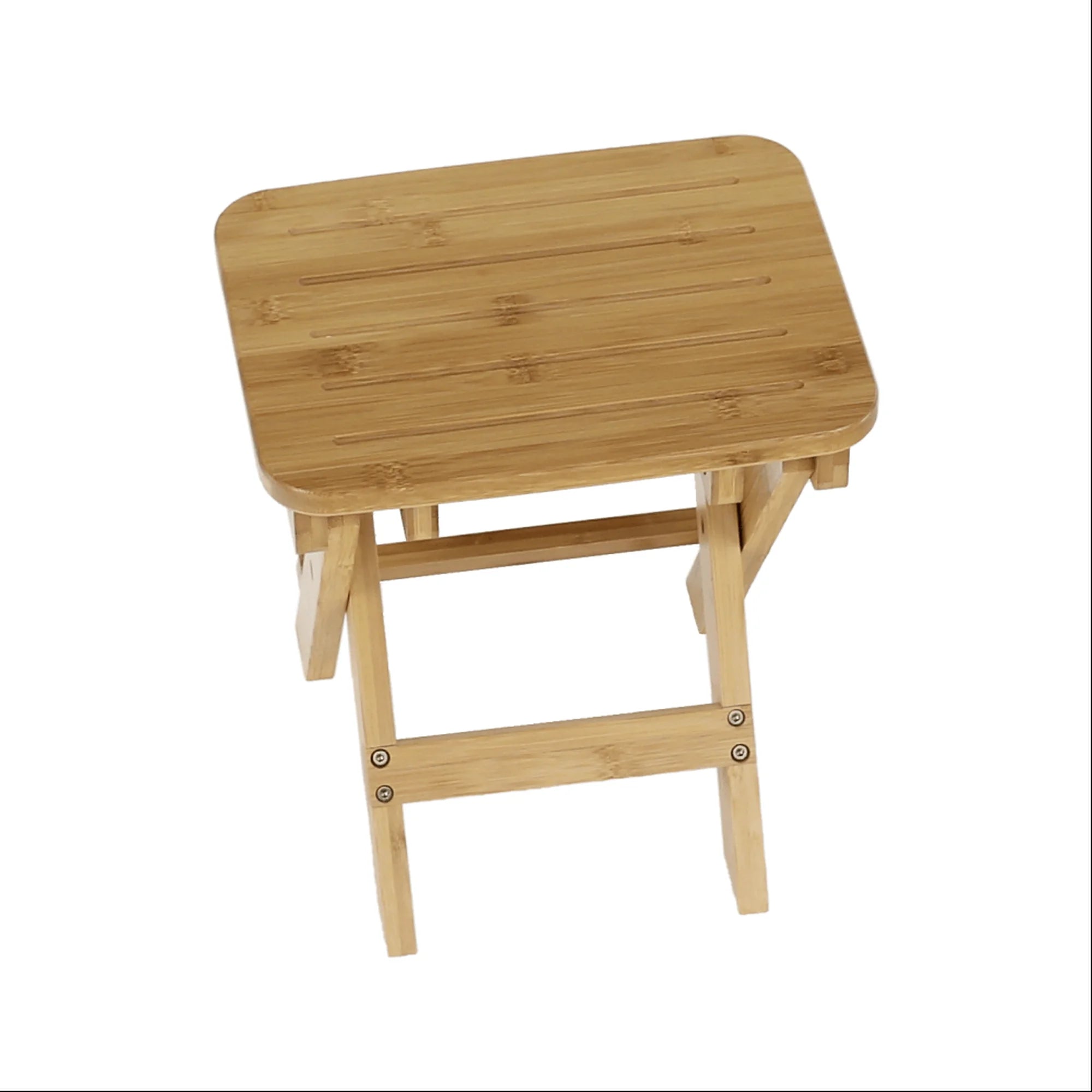 Scaun DENICE, stejar, bambus lacuit, 33x25x33 cm