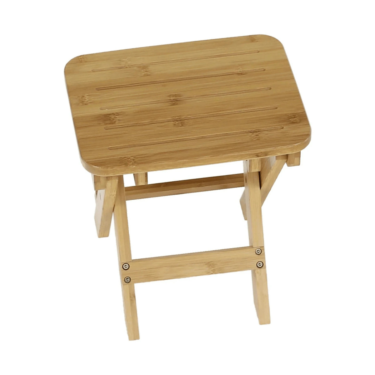 Scaun DENICE, stejar, bambus lacuit, 33x25x33 cm