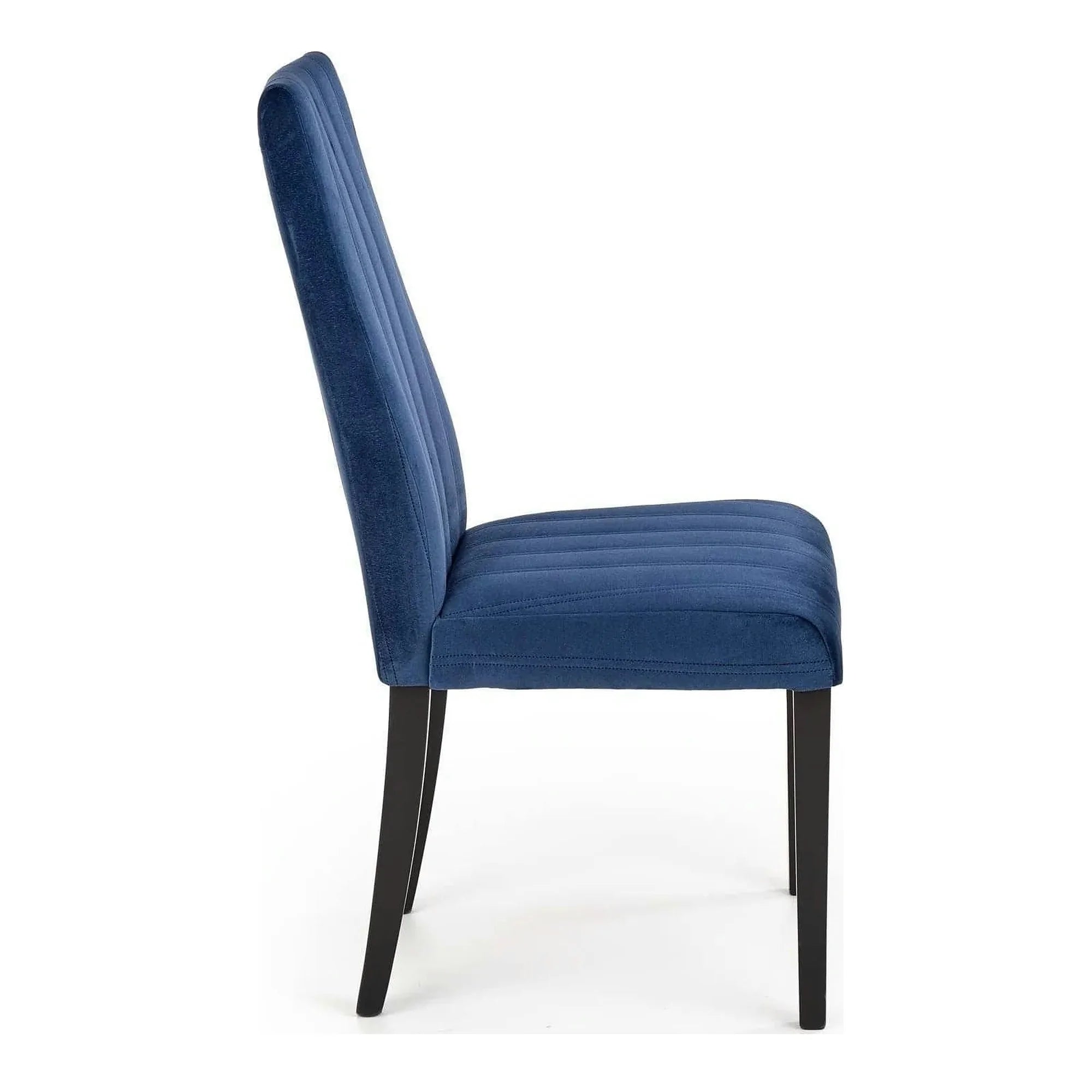 Scaun DIEGO 2, negru/albastru, 47x59x99 cm