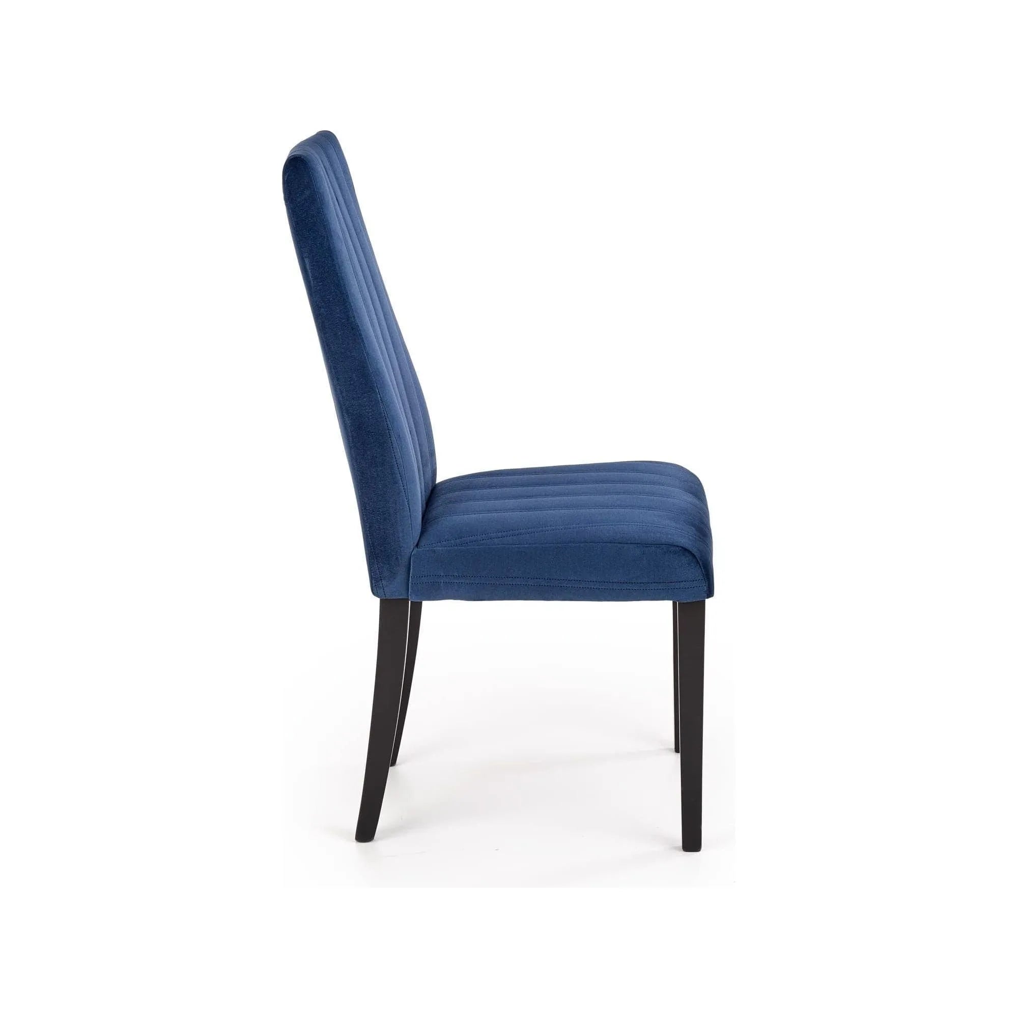 Scaun DIEGO 2, negru/albastru, 47x59x99 cm