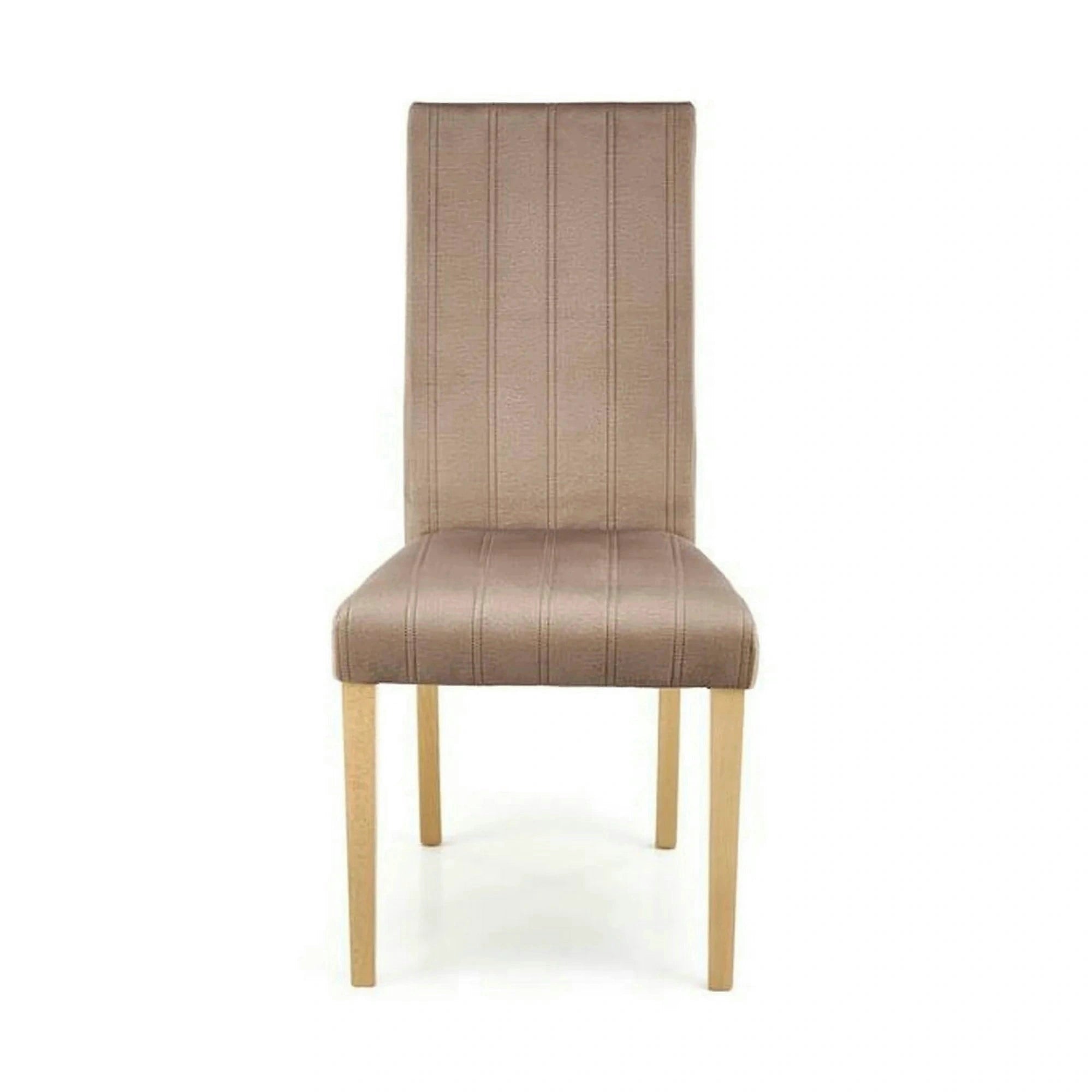 Scaun DIEGO 3, bej/stejar, stofa catifelata/lemn de fag, 47x59x99 cm
