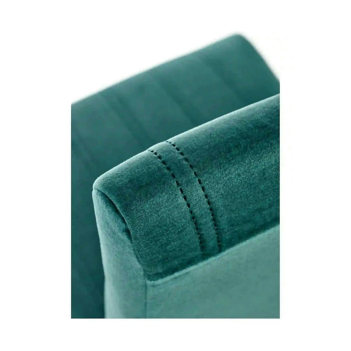 Scaun DIEGO 3, verde/stejar miere, stofa catifelata/lemn de fag, 47x59x99 cm