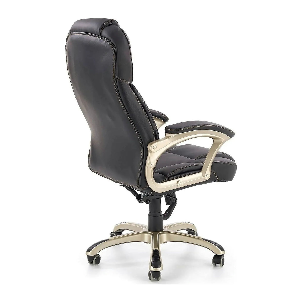 Scaun directorial DESMOND, negru, piele ecologica, 67x70x112/119 cm