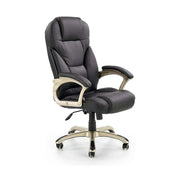 Scaun directorial DESMOND, negru, piele ecologica, 67x70x112/119 cm