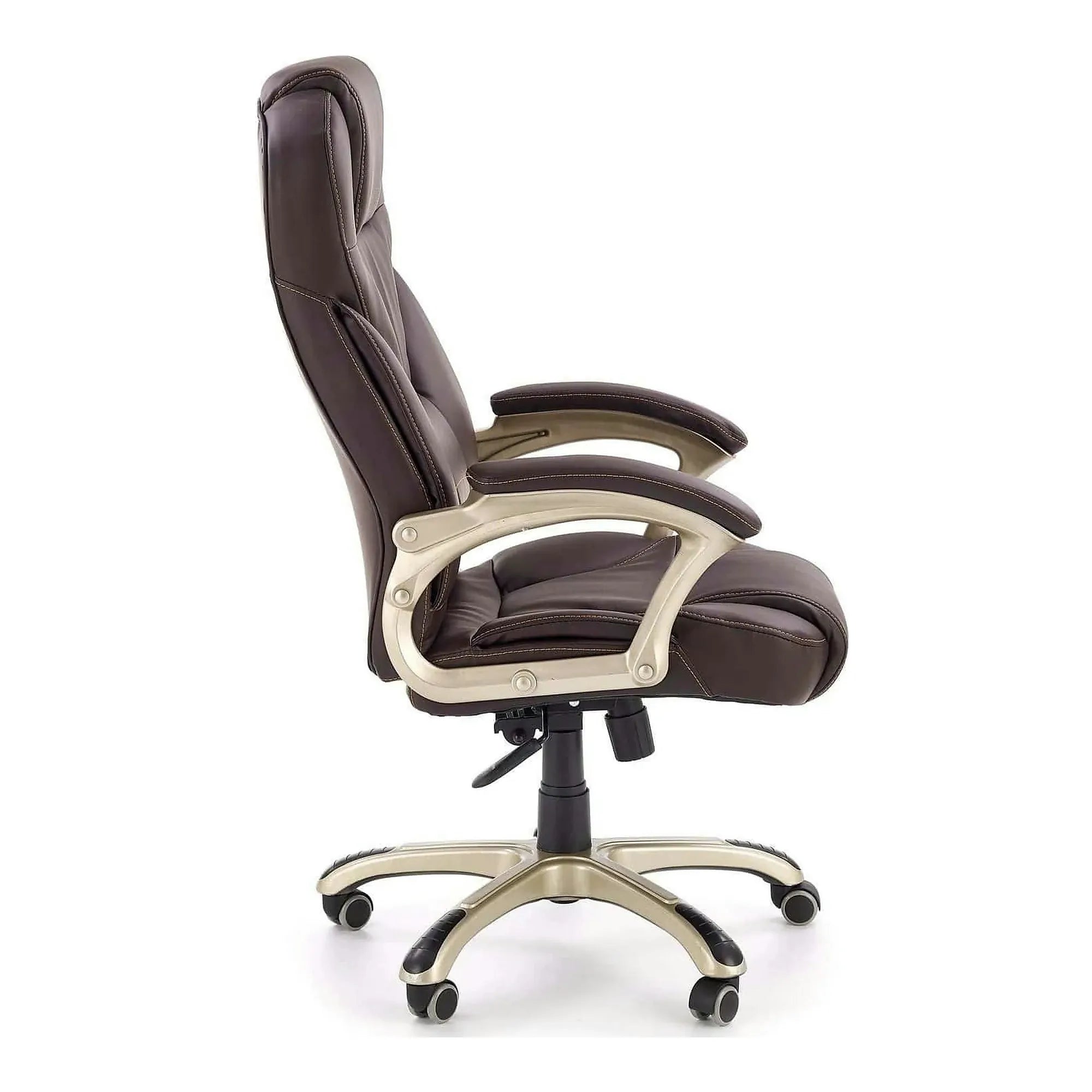 Scaun directorial DESMOND, negru, piele ecologica, 67x70x112/119 cm