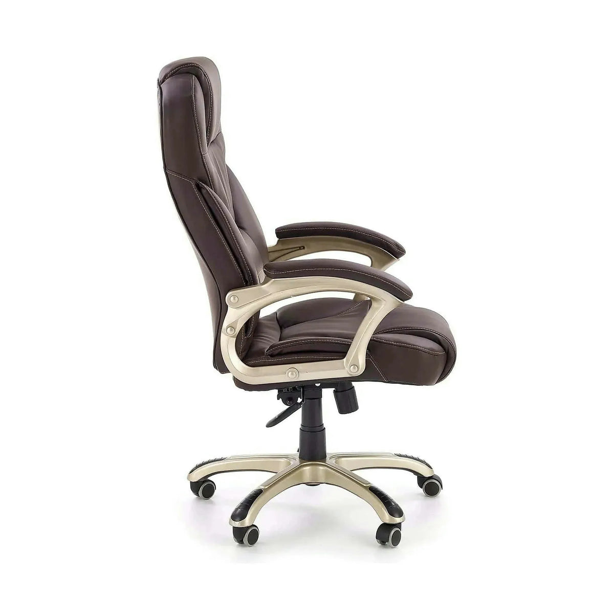 Scaun directorial DESMOND, negru, piele ecologica, 67x70x112/119 cm