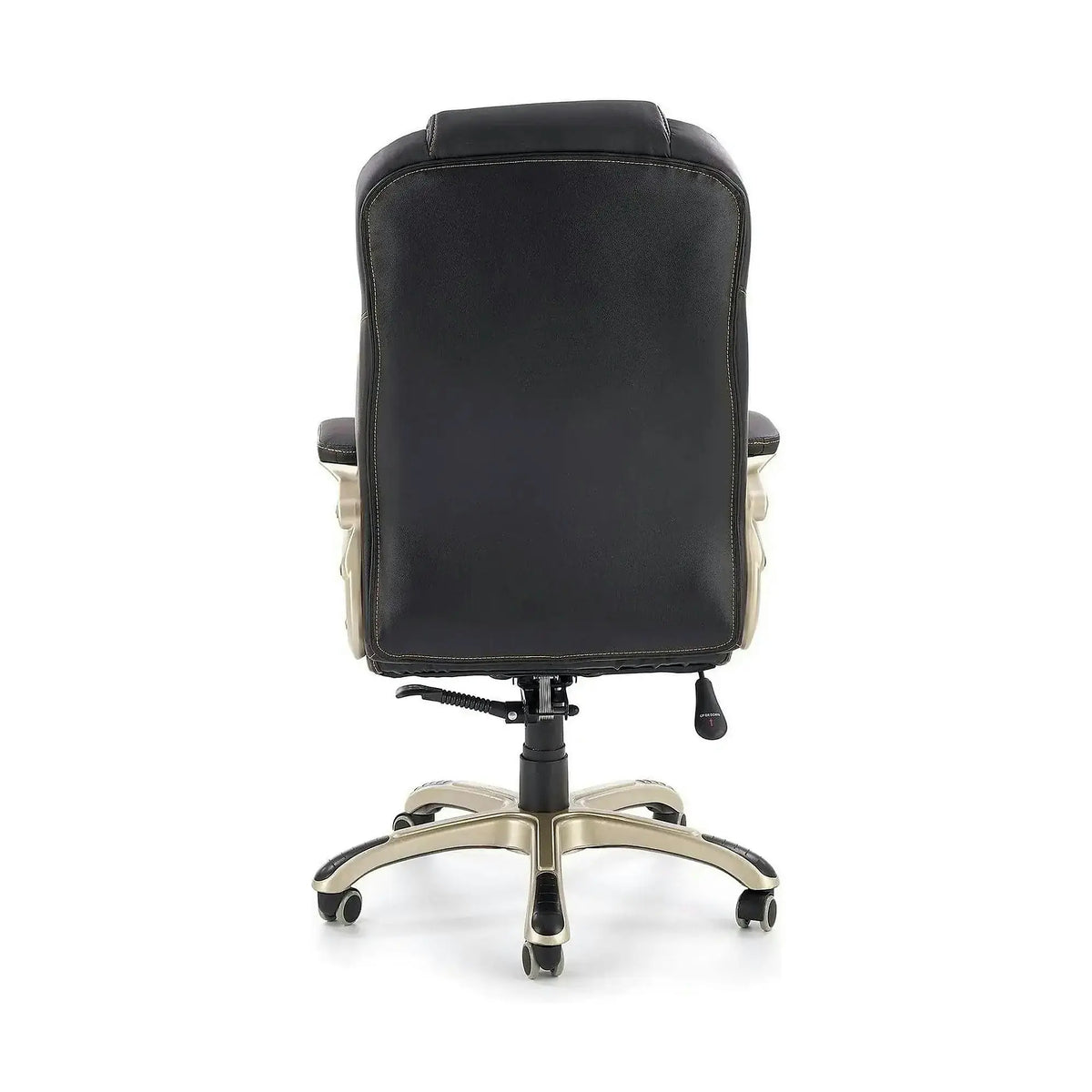 Scaun directorial DESMOND, negru, piele ecologica, 67x70x112/119 cm