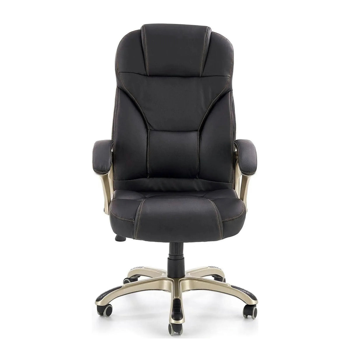 Scaun directorial DESMOND, negru, piele ecologica, 67x70x112/119 cm