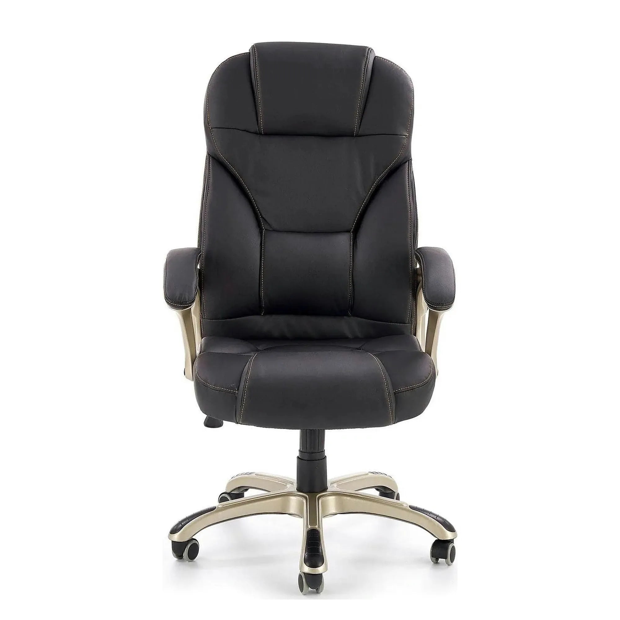 Scaun directorial DESMOND, negru, piele ecologica, 67x70x112/119 cm