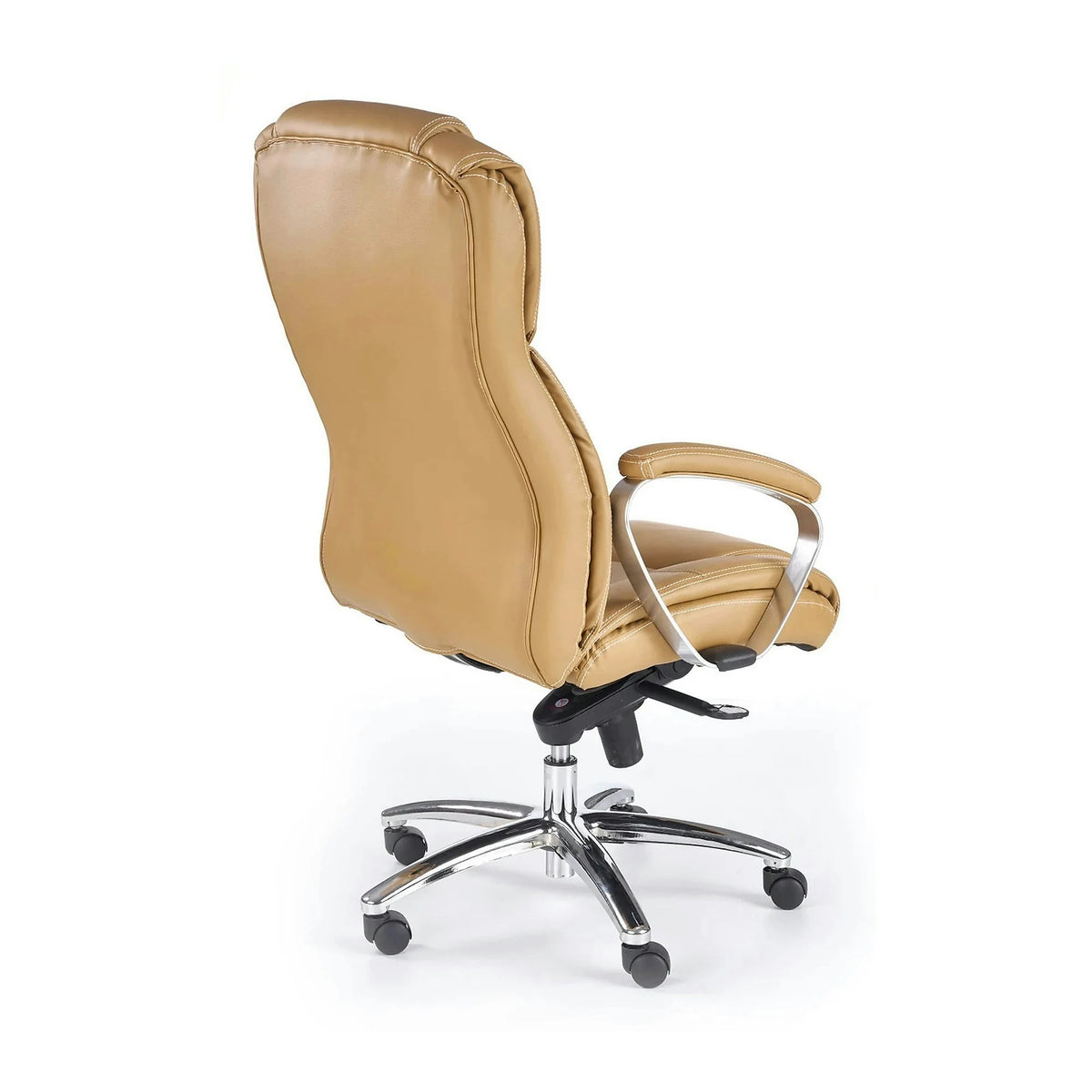 Scaun directorial FOSTER, maro, piele ecologica/PVC, 69x74x117/124 cm