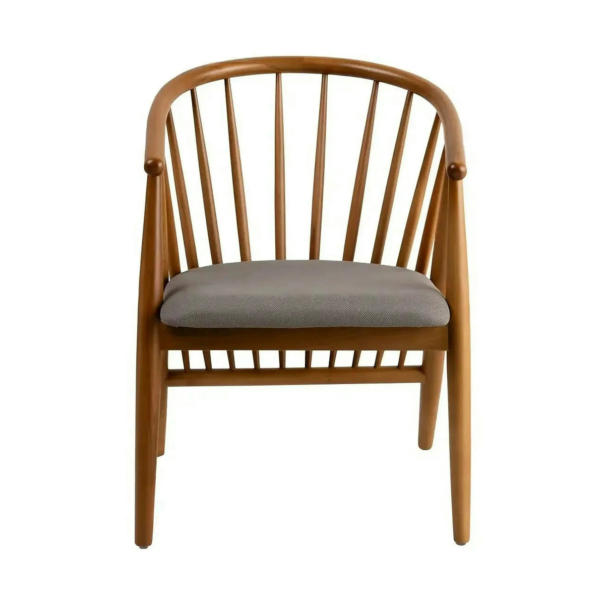 Scaun DORIS, stejar/gri, stofa/lemn, 56x58x82 cm