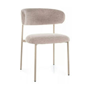 Scaun ELTON, bej - Brego 34, stofa clasica/metal, 56x46x80 cm