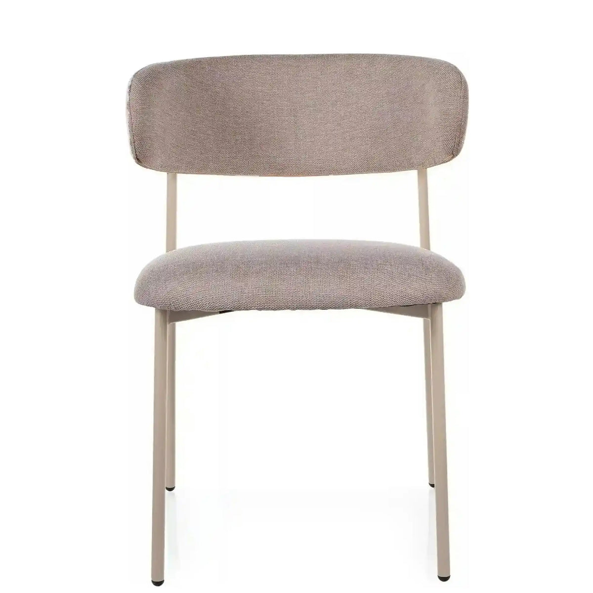 Scaun ELTON, bej - Brego 34, stofa clasica/metal, 56x46x80 cm