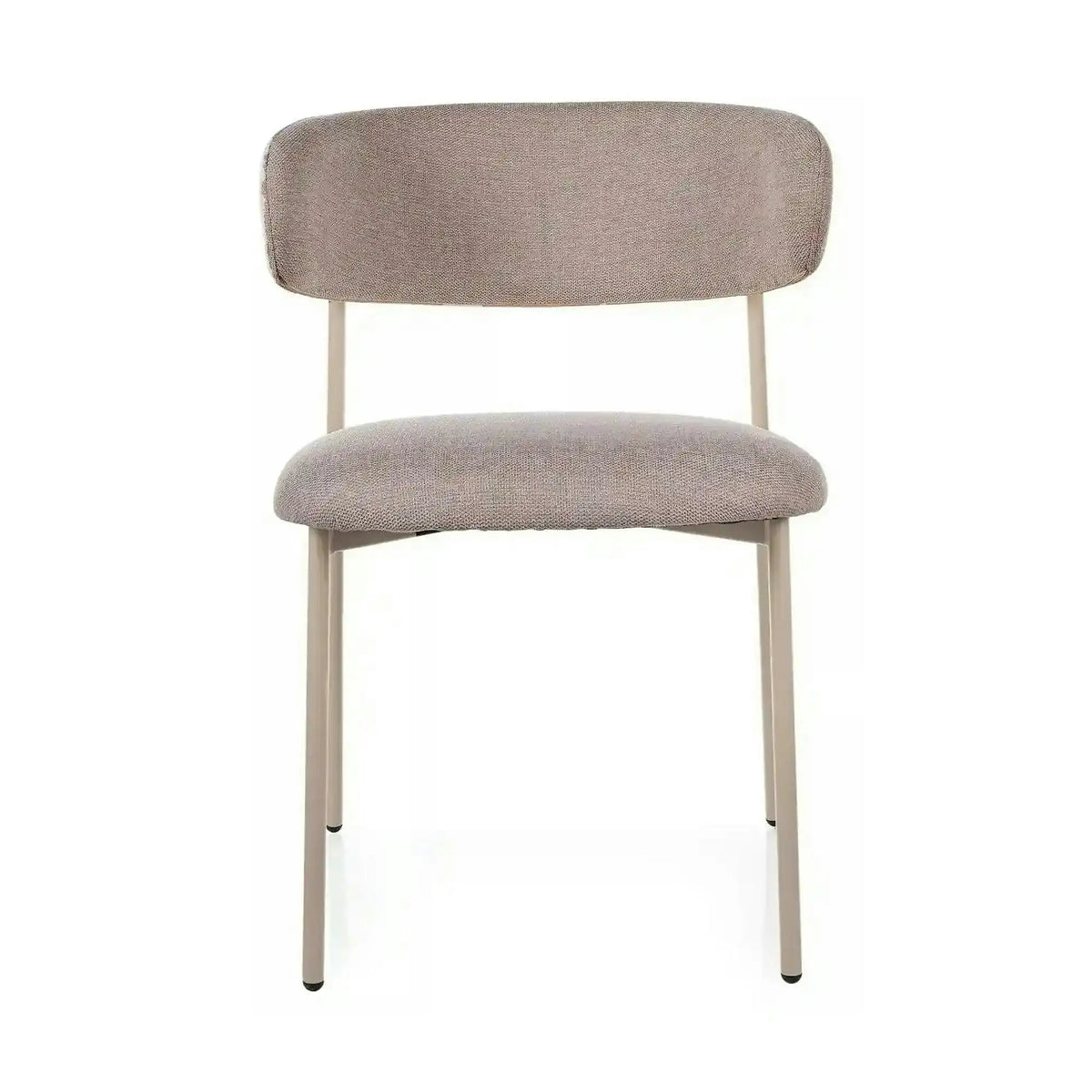 Scaun ELTON, bej - Brego 34, stofa clasica/metal, 56x46x80 cm