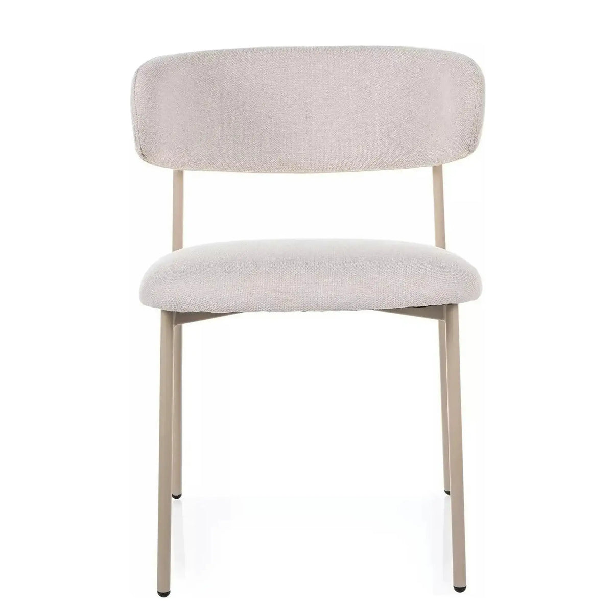 Scaun ELTON, bej deschis - Brego 22/casmir, stofa clasica/metal, 56x46x80 cm