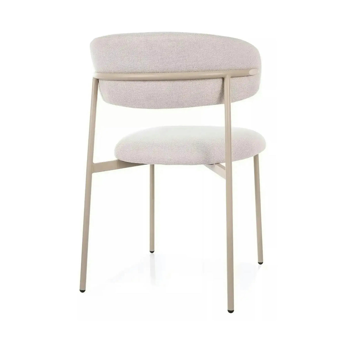 Scaun ELTON, bej deschis - Brego 22/casmir, stofa clasica/metal, 56x46x80 cm