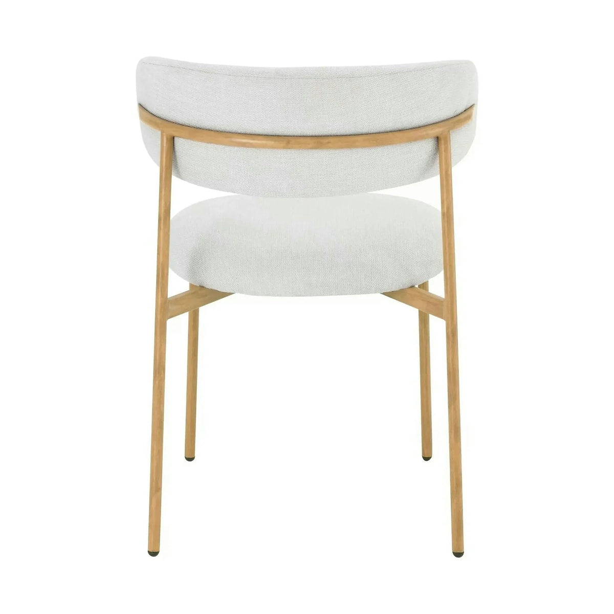 Scaun ELTON D, bej deschis - Brego 22/stejar, stofa clasica/metal, 56x46x80 cm