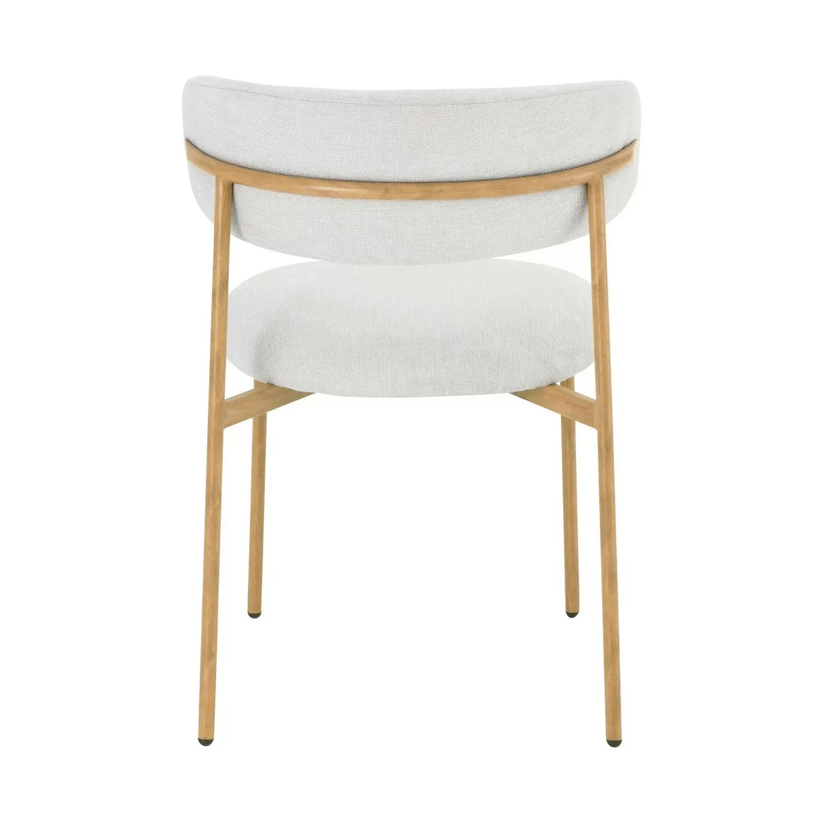 Scaun ELTON D, bej deschis - Brego 22/stejar, stofa clasica/metal, 56x46x80 cm