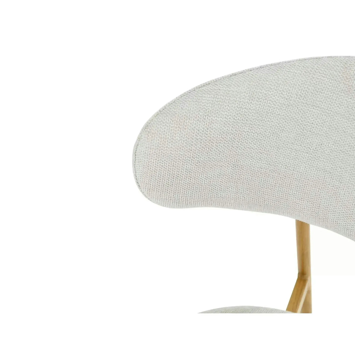 Scaun ELTON D, bej deschis - Brego 22/stejar, stofa clasica/metal, 56x46x80 cm