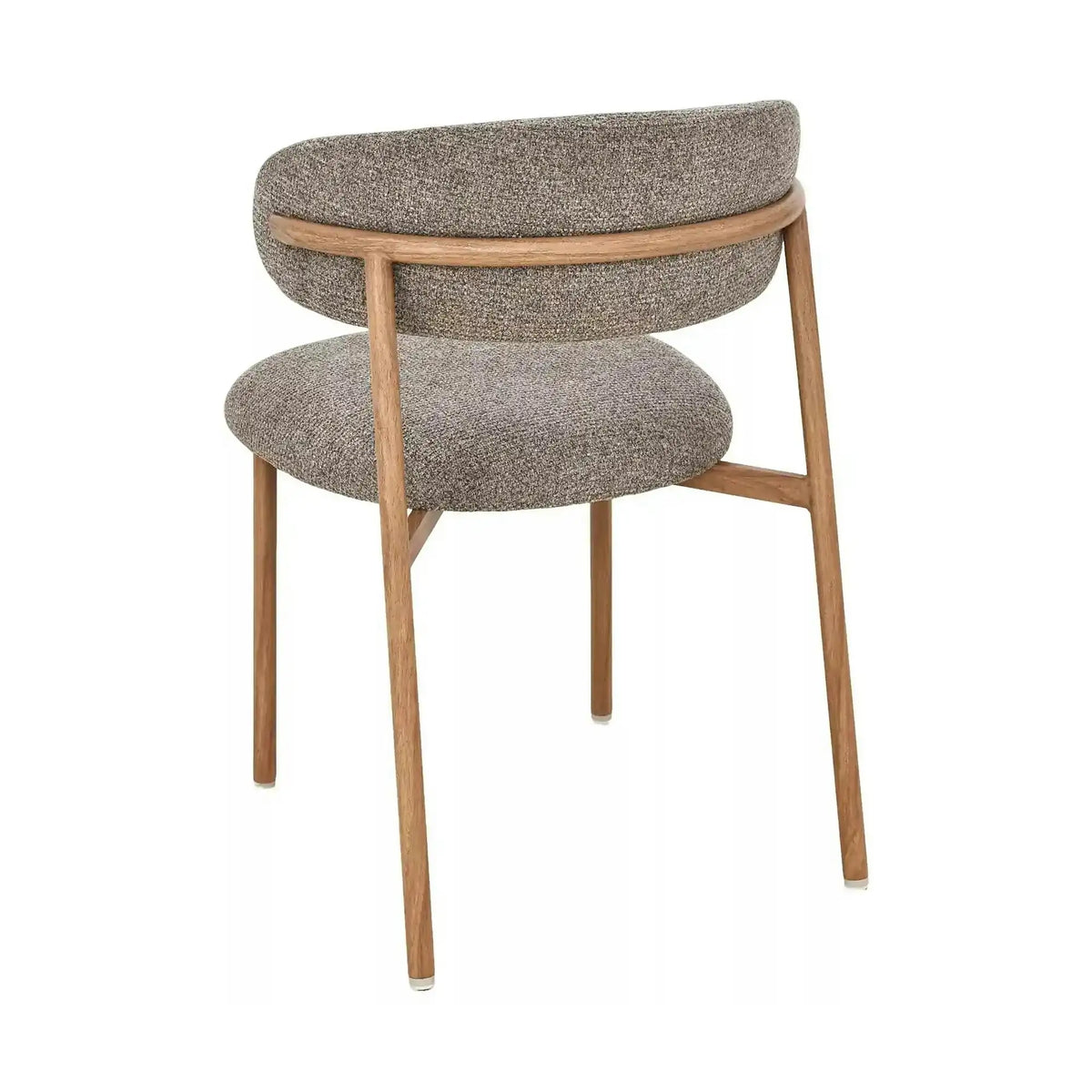 Scaun ELTON II, cappuccino/stejar, stofă clasică/metal, 56x46x80 cm