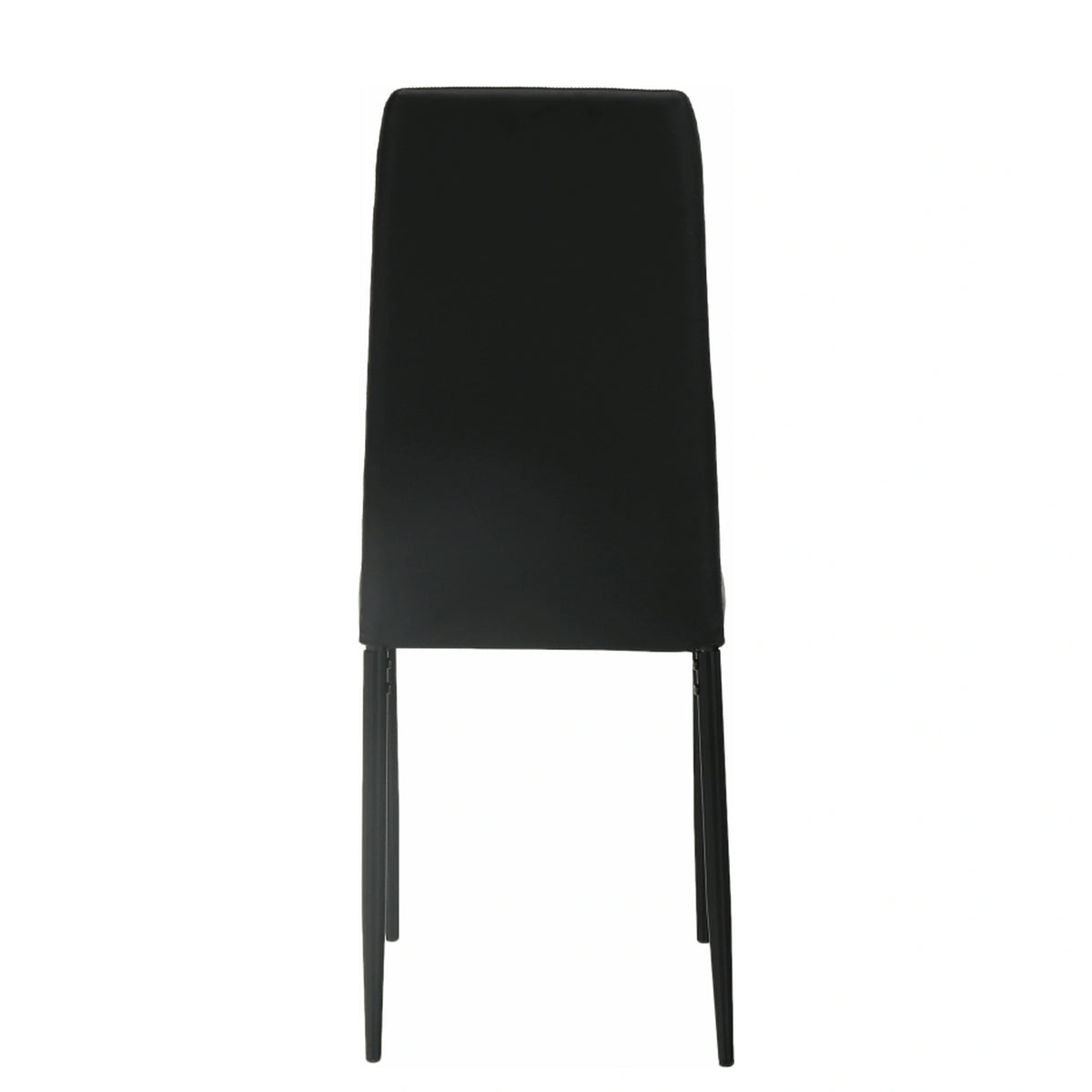 Scaun ENRA, gri inchis/negru, textil/metal, 41x46x98 cm