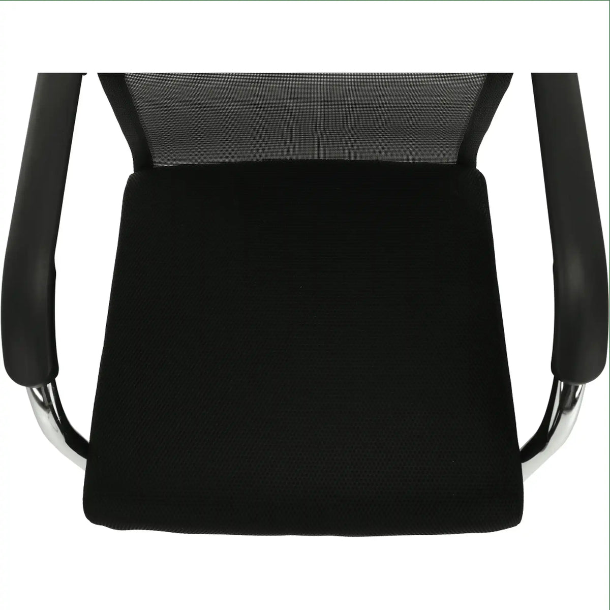 Scaun ESIN, negru/crom, plasa/metal, 55x64x93 cm