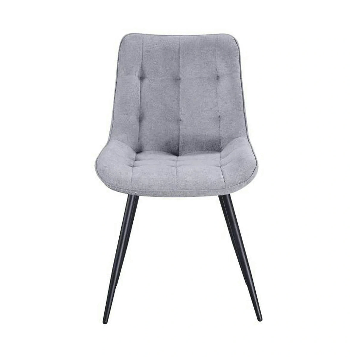 Scaun EVO, gri deschis/negru, stofa clasica/metal, 51x63x86 cm