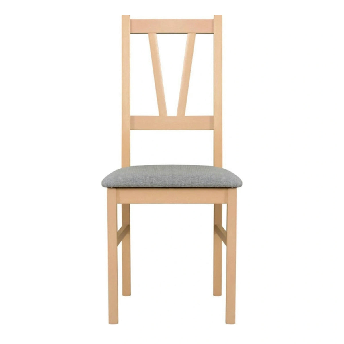 Scaun FILO, stejar sonoma/gri, stofa clasica/lemn, 43x50x94 cm