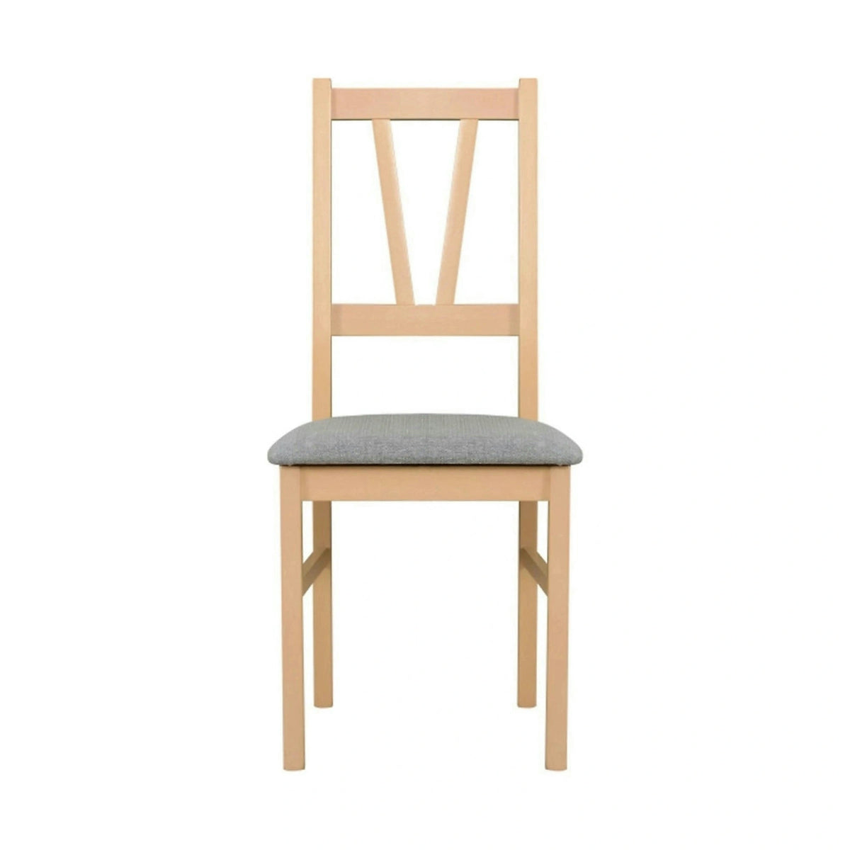Scaun FILO, stejar sonoma/gri, stofa clasica/lemn, 43x50x94 cm