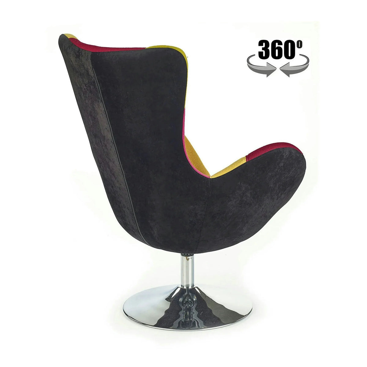 Scaun fluture BUTTERFLY, multicolor/crom, stofa/otel, 76x75x95 cm