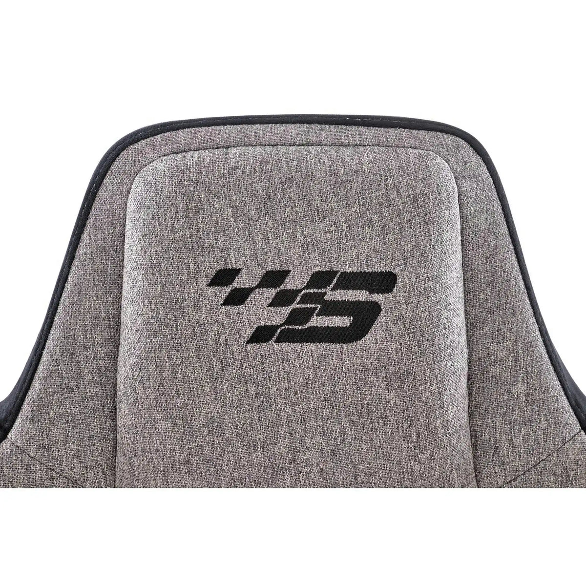 Scaun gaming ALISTER, gri/negru, stofa clasica/metal, 80x75x129/134 cm