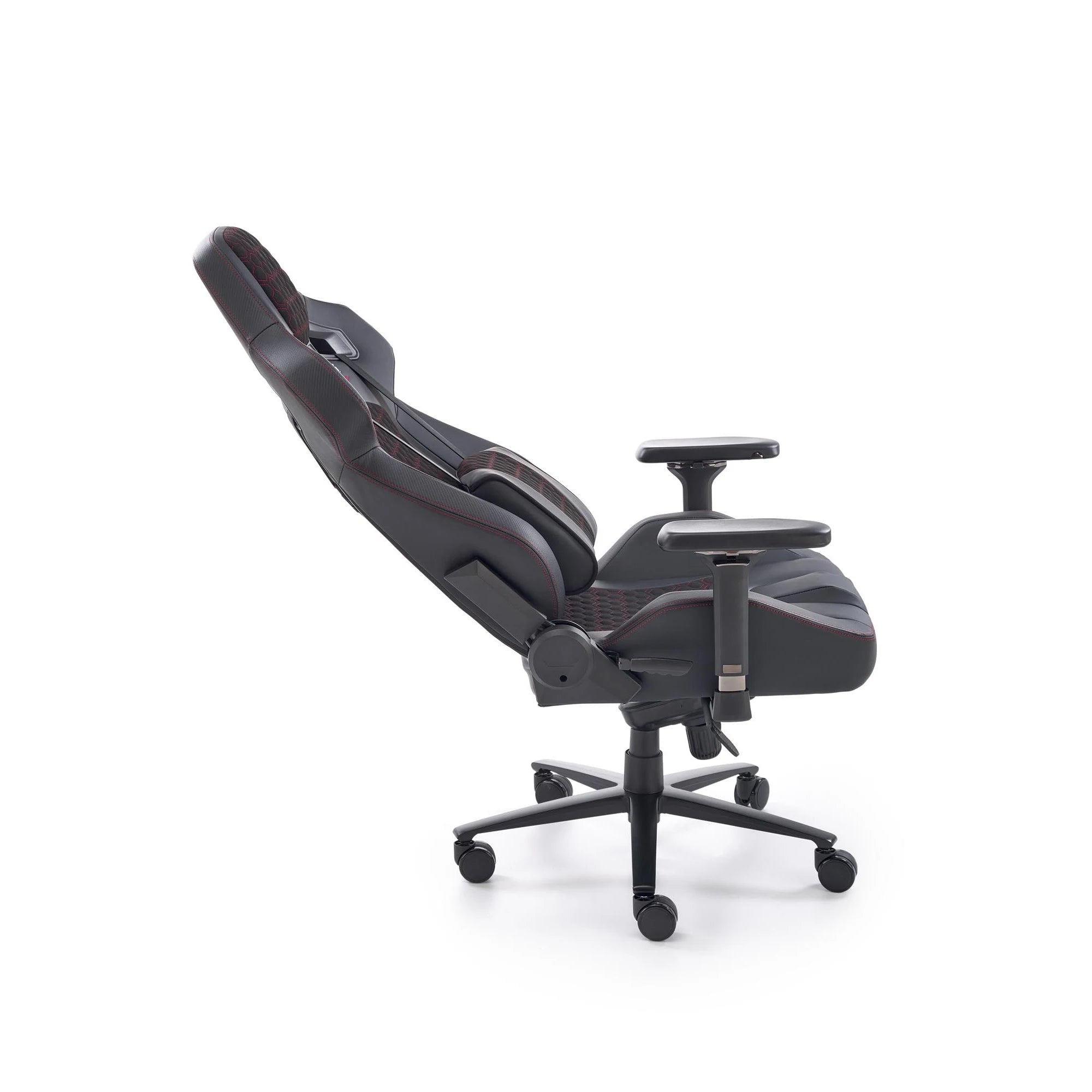 Scaun gaming BALDUR, negru, piele ecologica/metal, 80x75x129/134 cm