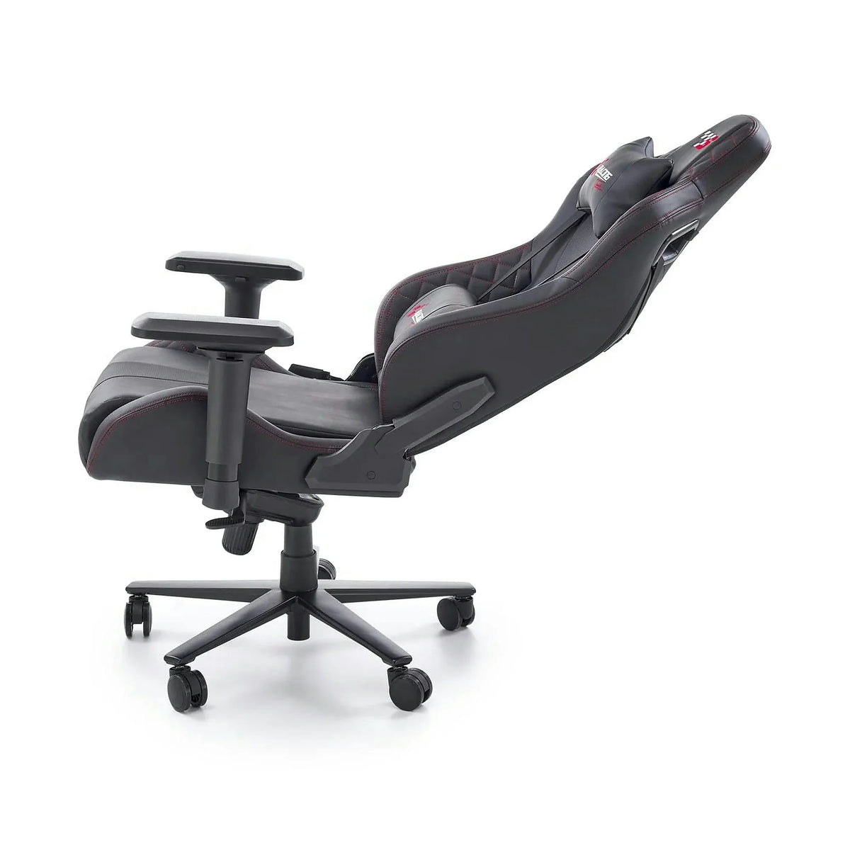 Scaun gaming CHAVEZ, negru, piele ecologica, 77x70x129/135 cm