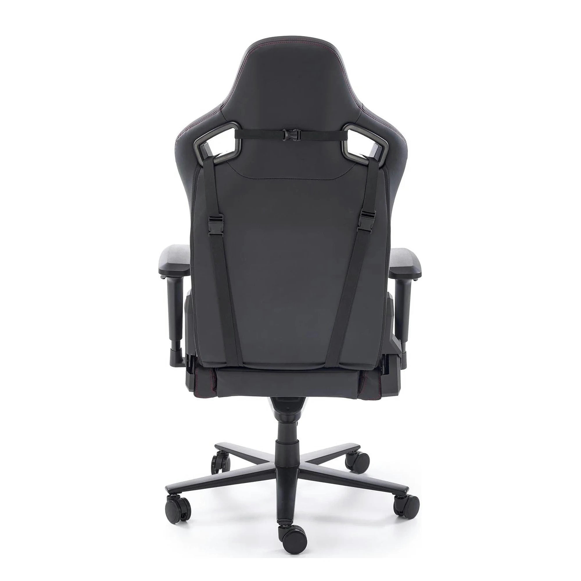 Scaun gaming CHAVEZ, negru, piele ecologica, 77x70x129/135 cm