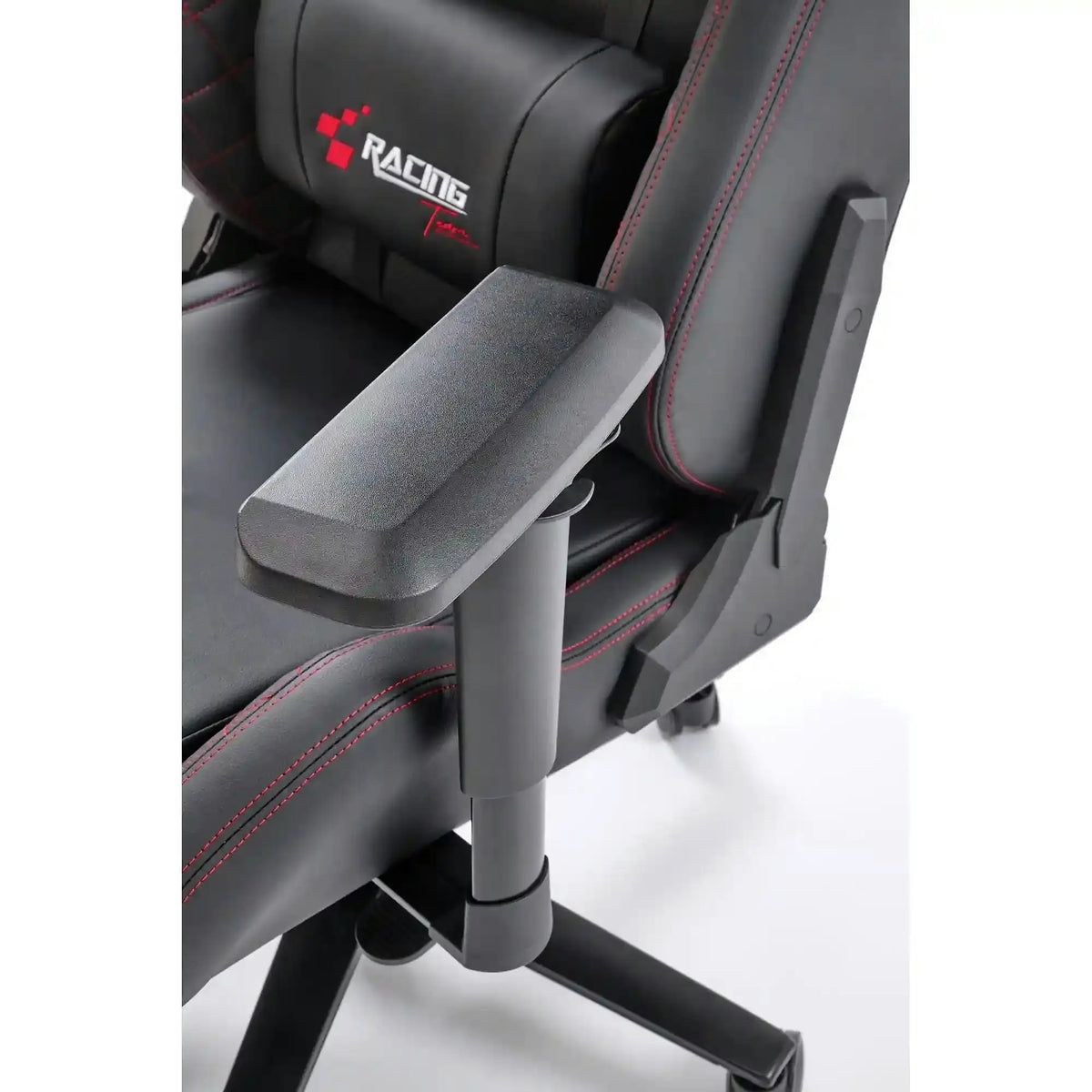 Scaun gaming CHAVEZ, negru, piele ecologica, 77x70x129/135 cm