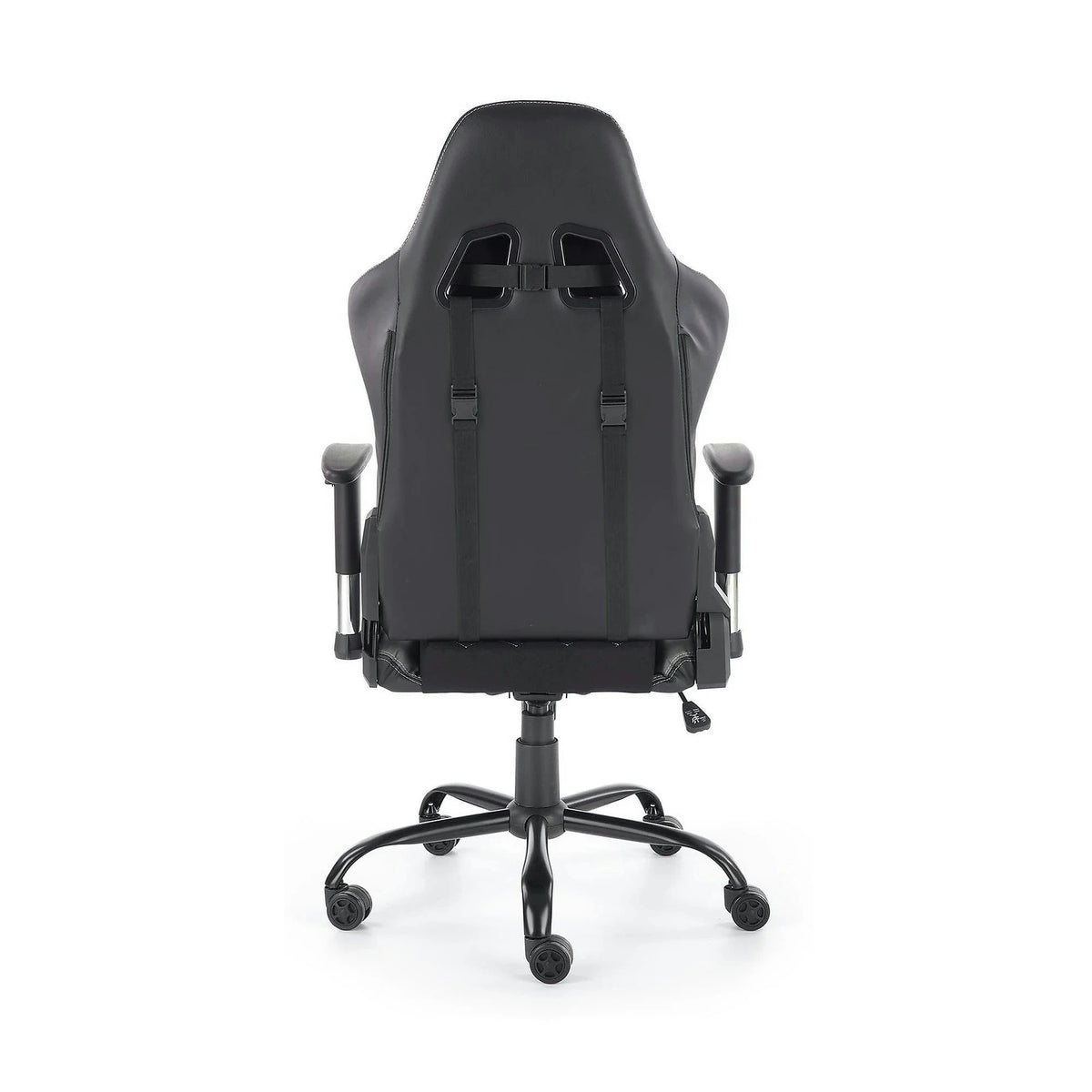 Scaun gaming DRAKE, negru/gri, stofa, 69x62x127/134 cm
