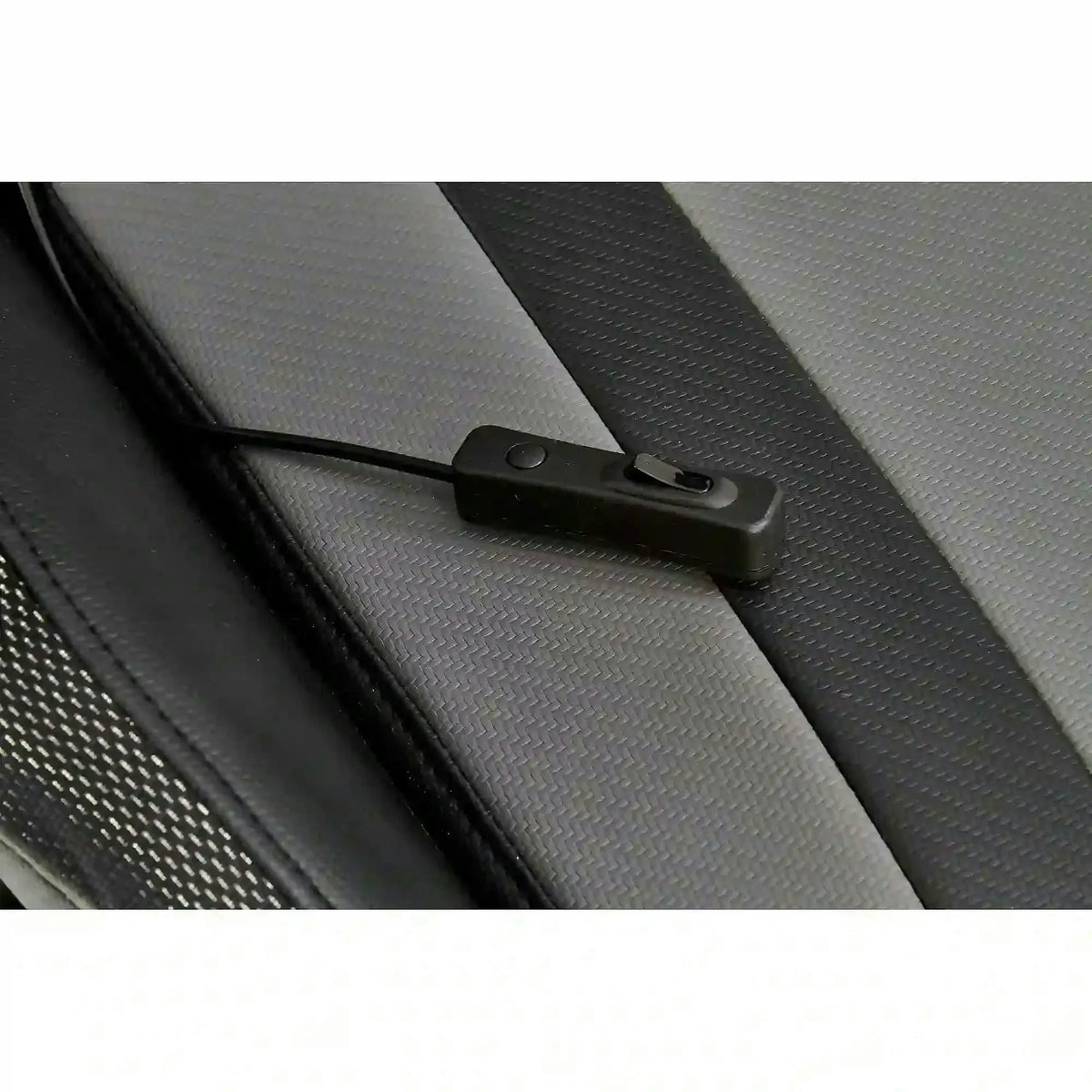 Scaun gaming FACTOR, negru/gri/verde, piele ecologica/material textil, 68x69x121/131 cm
