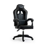 Scaun gaming IMPERIA, negru, piele ecologica/metal, 64x64x104/116 cm