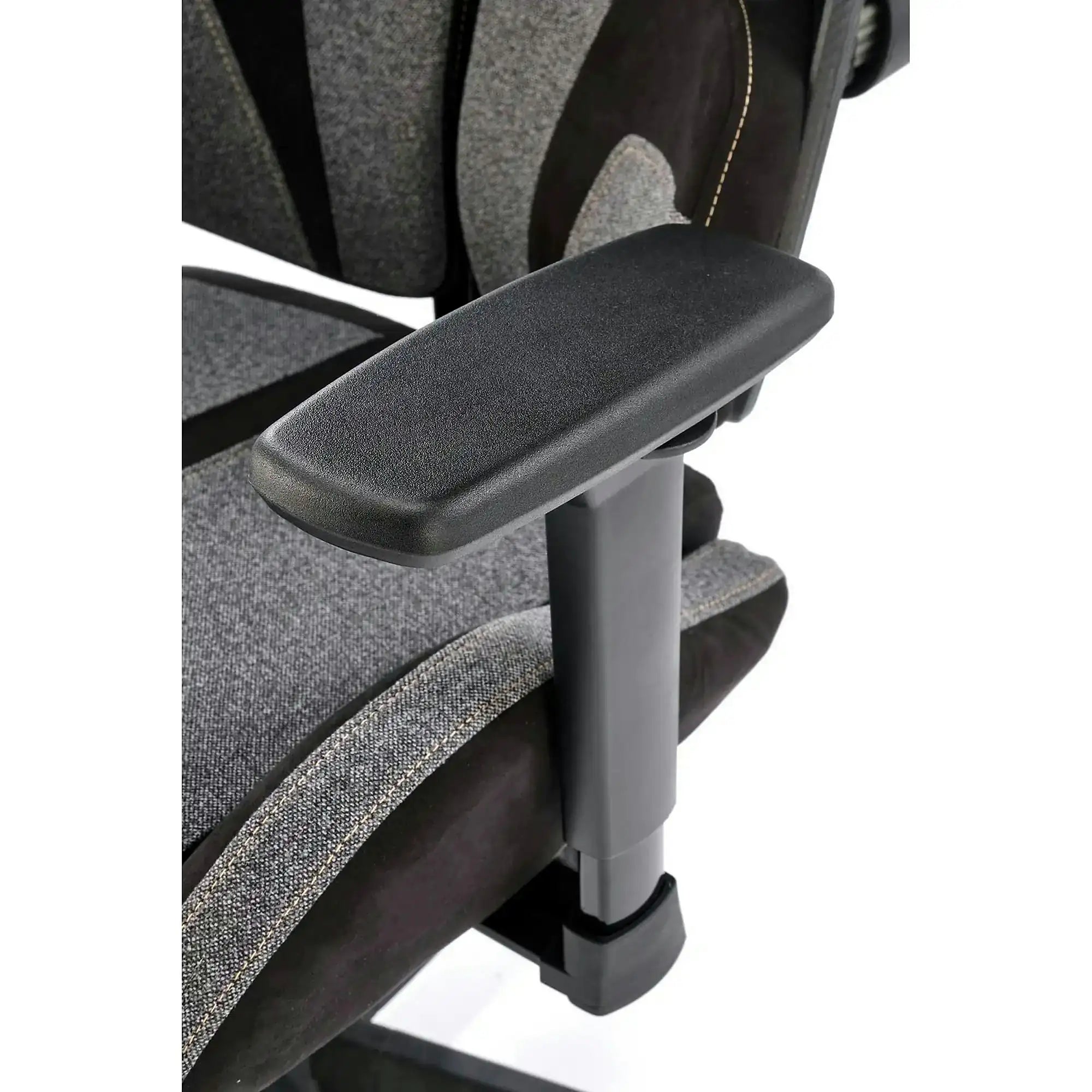 Scaun gaming NITRO 2, gri/negru, material textil, 66x68x130/137 cm