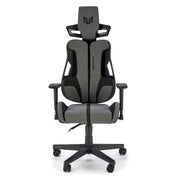 Scaun gaming NITRO 2, gri/negru, material textil, 66x68x130/137 cm