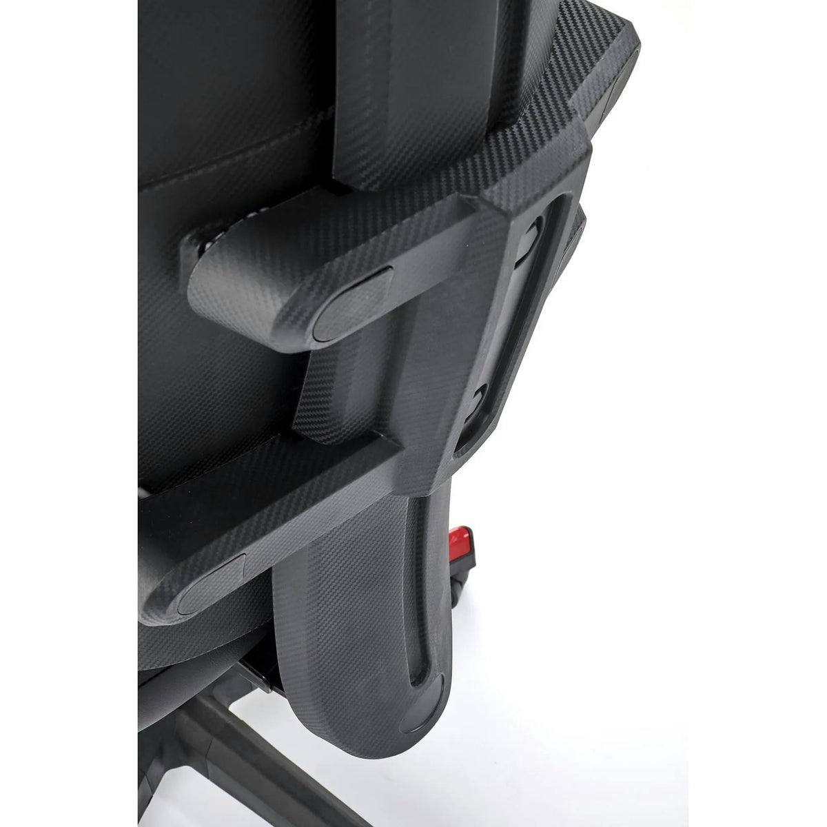 Scaun gaming NITRO, negru/rosu, piele ecologica/material textil, 66x68x130/137 cm