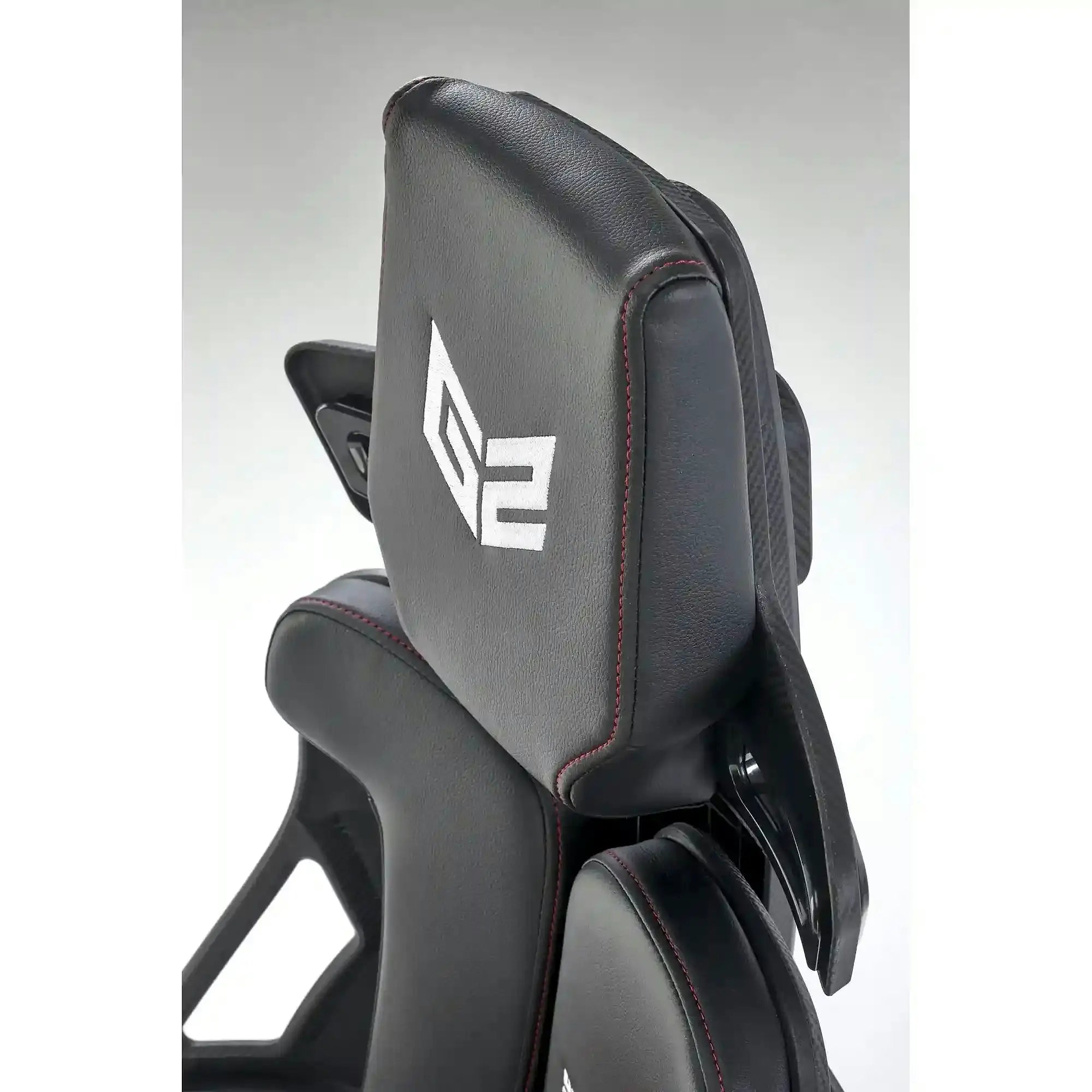 Scaun gaming NITRO, negru/rosu, piele ecologica/material textil, 66x68x130/137 cm