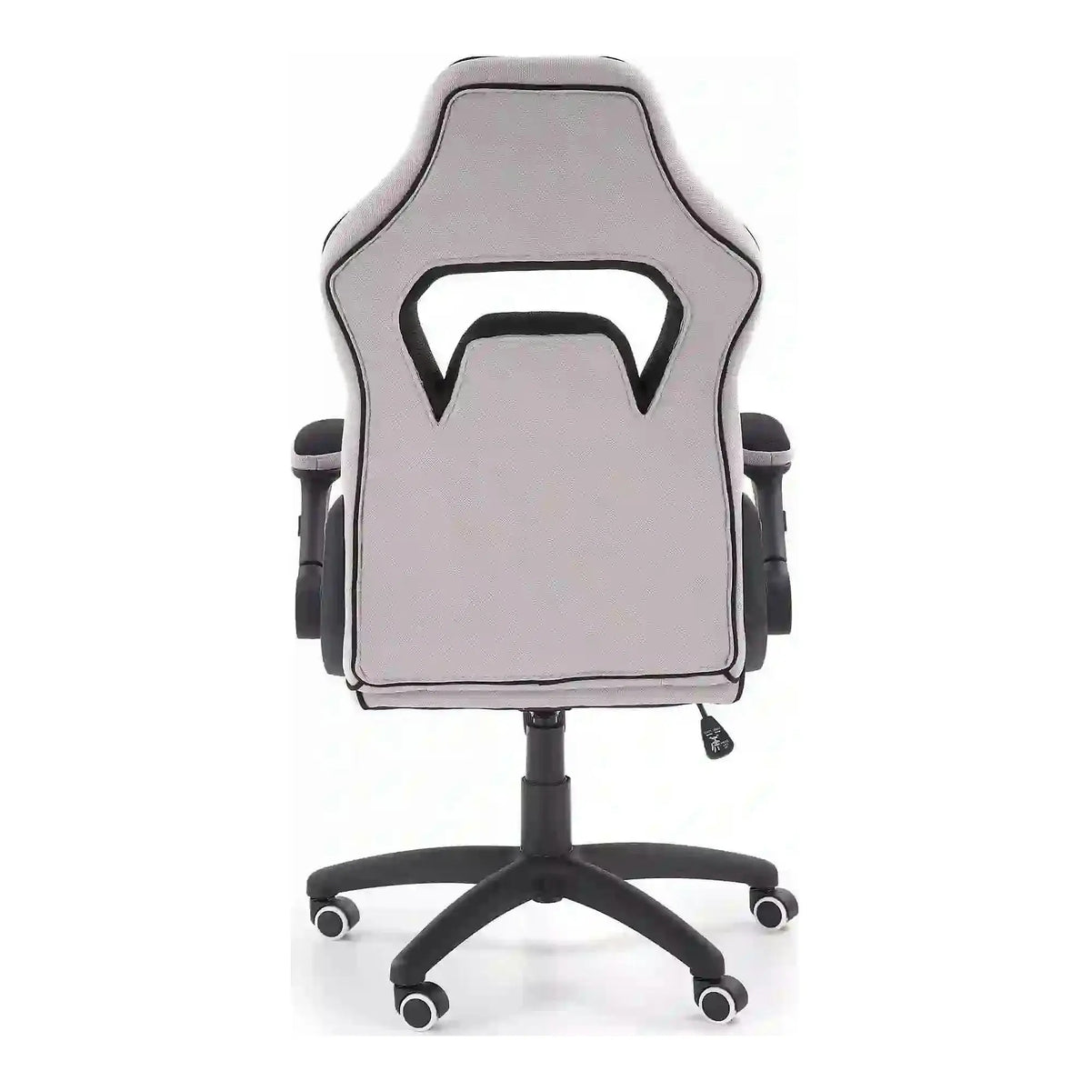 Scaun gaming SONIC, negru/gri, stofa, 69x70x115/124 cm