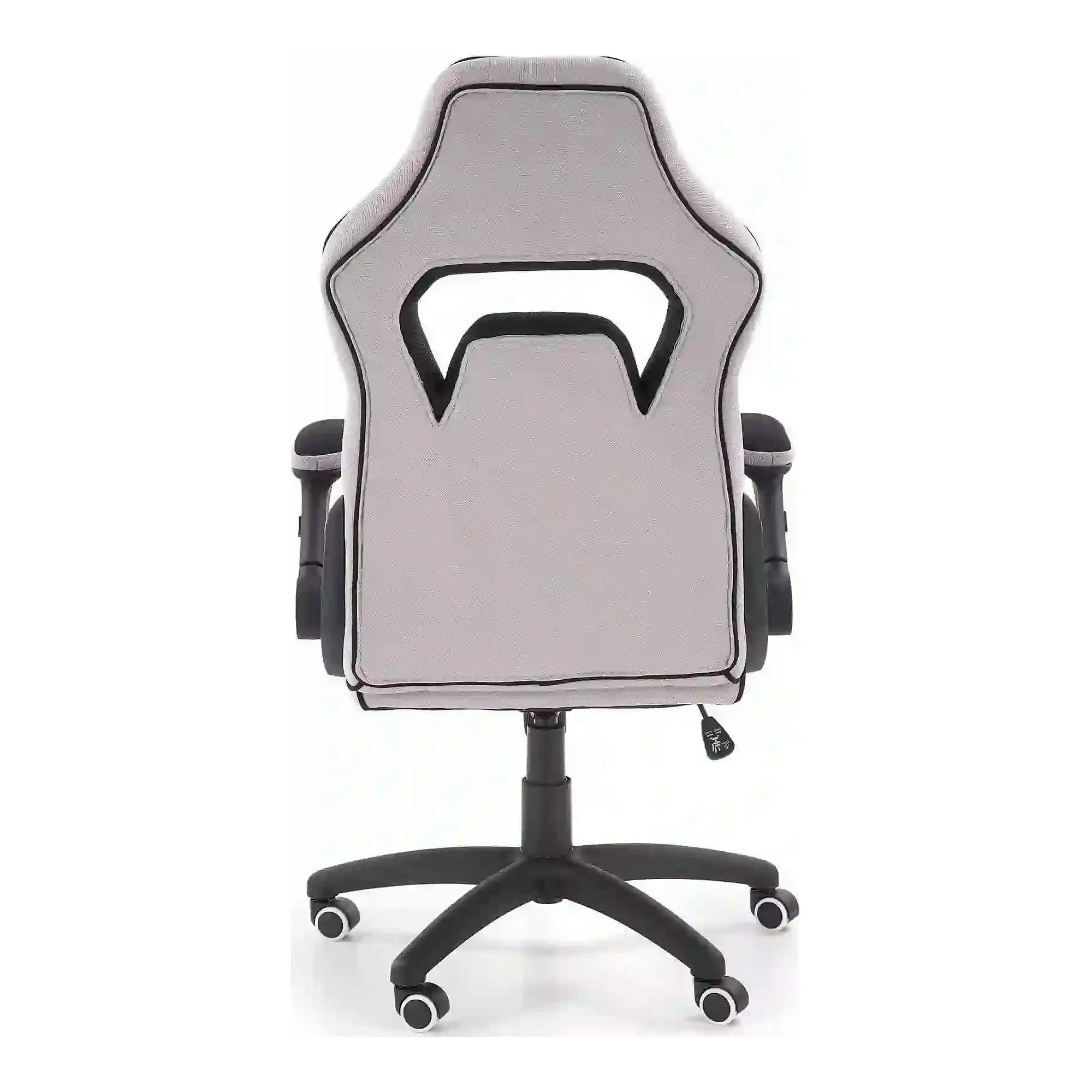 Scaun gaming SONIC, negru/gri, stofa, 69x70x115/124 cm